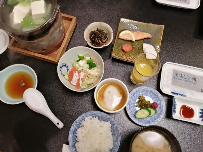 武雄温泉湯元荘東洋館の朝食